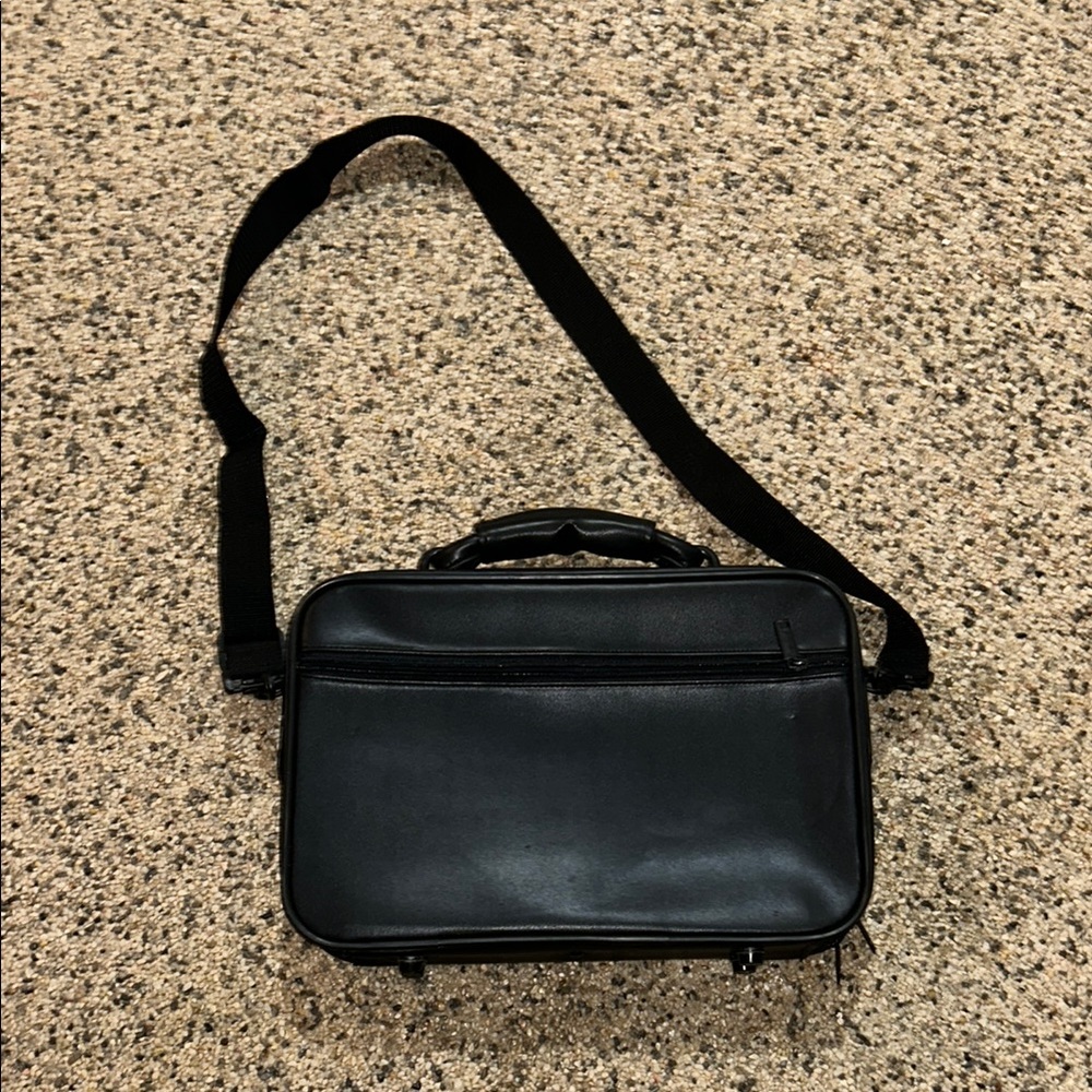 Black Leather Men's Bag